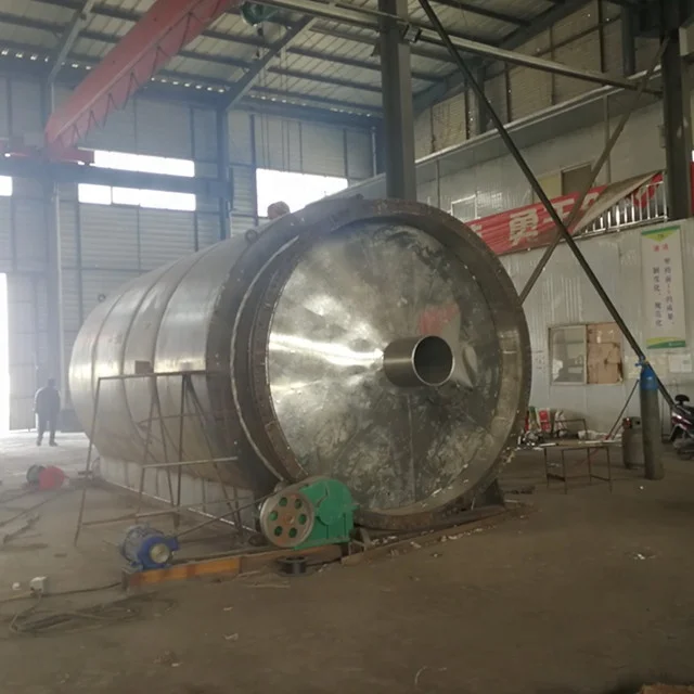 15Tons continuous pyrolysis waste for oil with auto-feeder and carbon discharger