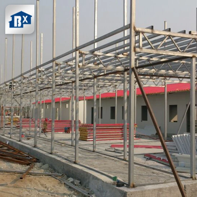 Steel Structural Dairy Farm Shed Easy Install Steel Structure Warehouse , Cowshed Pre Fabricated Manufactured Metal Buildings