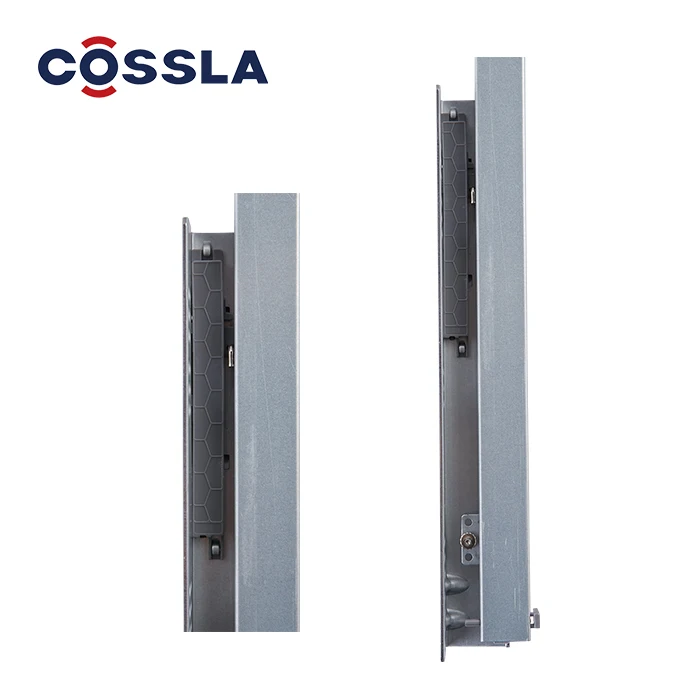 Furniture Hardware  Soft Closing/Push Open 3 Folds Concealed Drawer Slide Drawer Sliding Rails