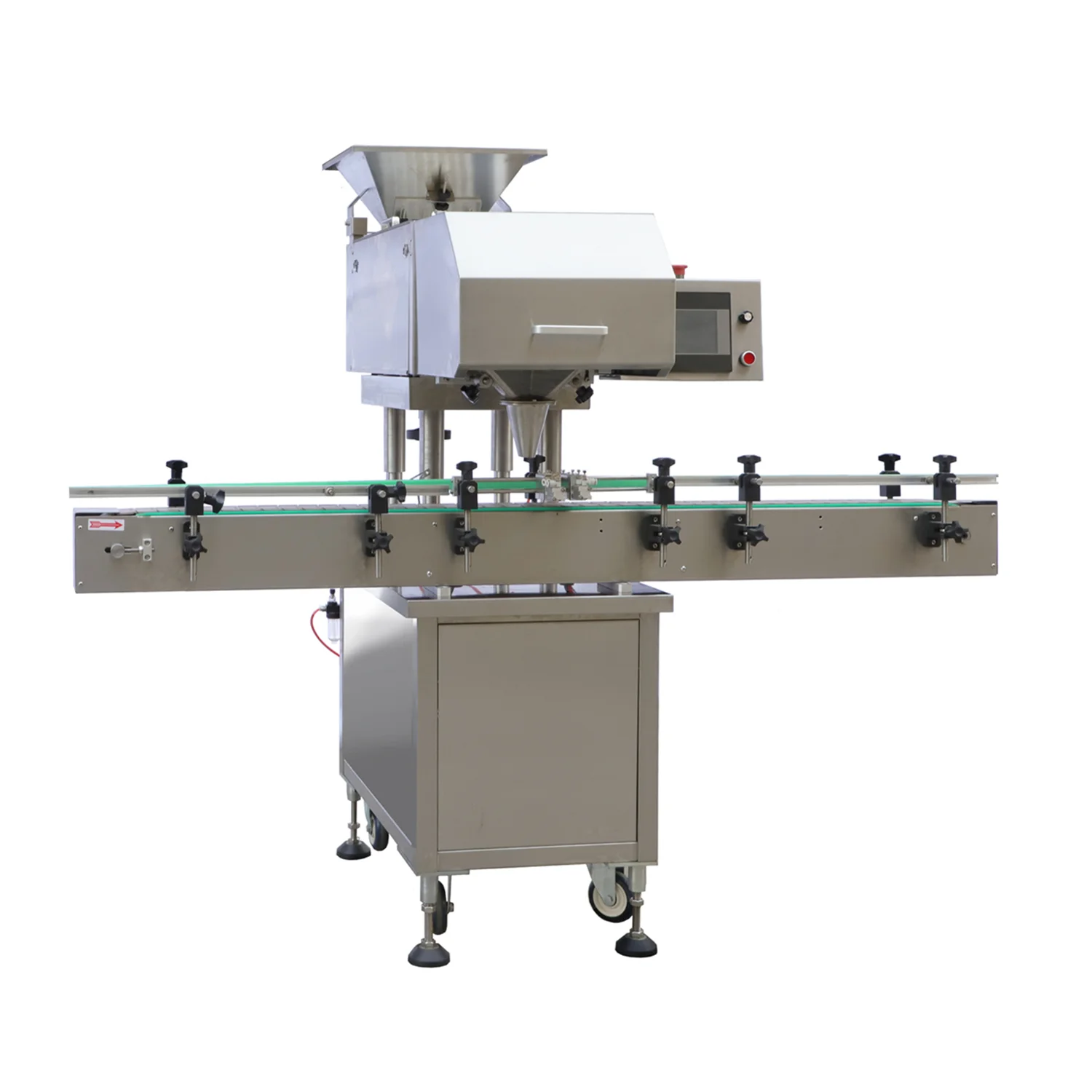 
Automatic sweets candy and gummy counting and filling packing line 