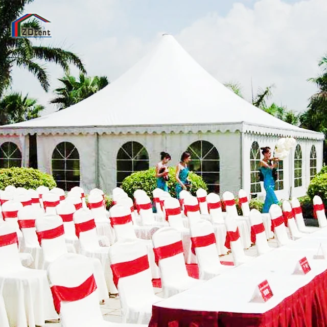 Movable fireproof outdoor trade show tent restaurant banquet marquee canvas tent