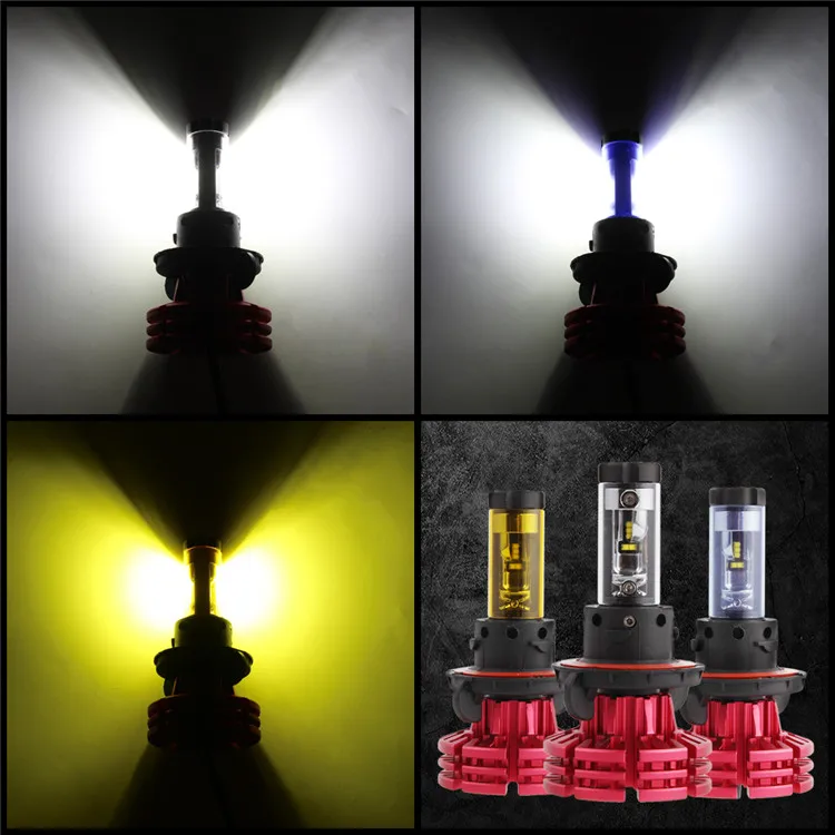 Nighteye fanless 10000 lumens X1 880 5202 9005 9006 9012 H1 H3 H4 H7 H11 H13 car led headlights h4
