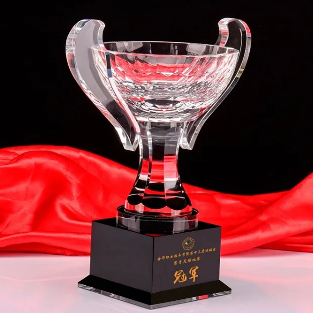 K9 crystal trophy world cup high quality crystal award