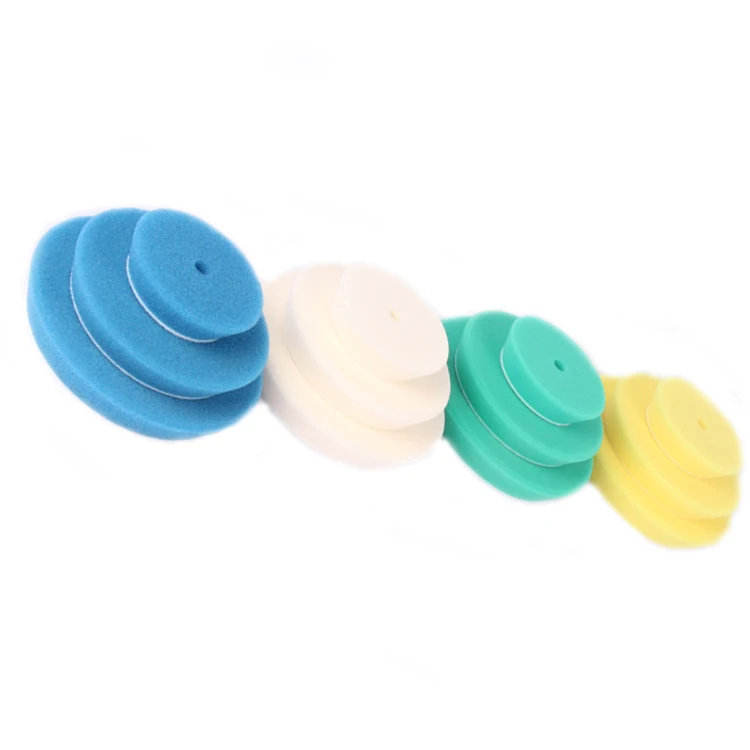 6 дюймов с возможностью нанесения производителем личных скошенный край пены для полировки автомобиля коврик с полировальной Подложка для DA машина