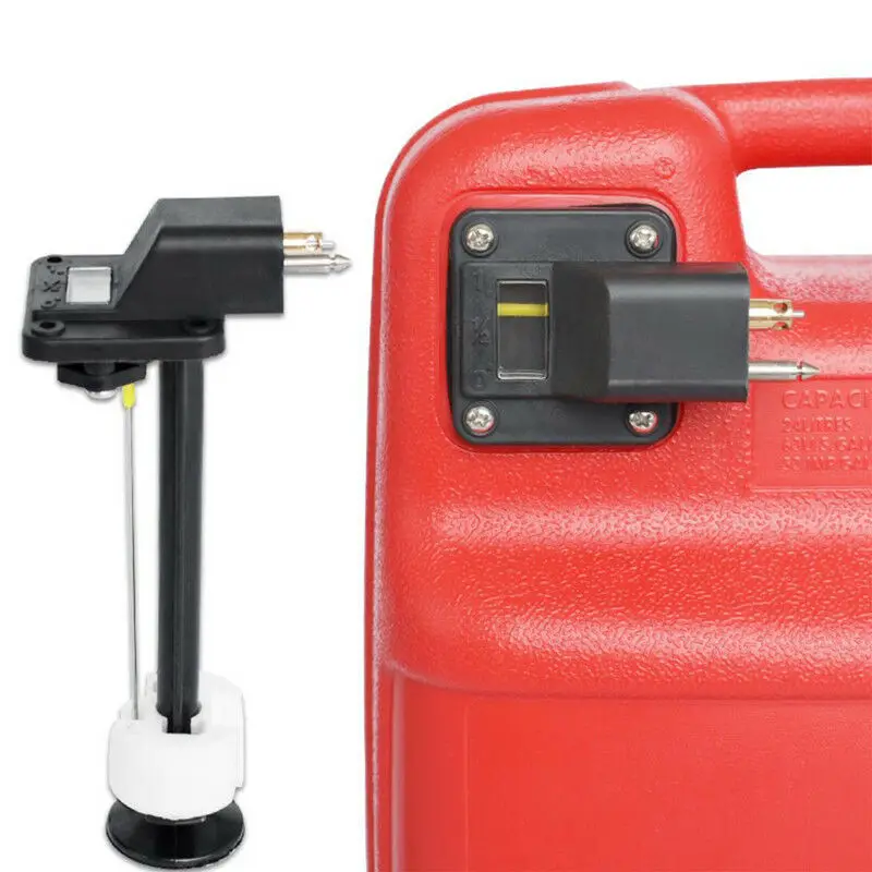 Red Plastic Fuel Tank 3.2Gallon For Yamaha Marine Outboard Fuel Tank W/Connector