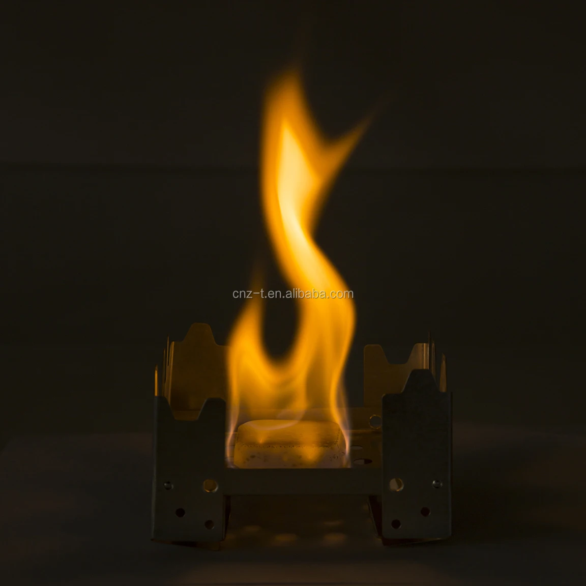 light weight camping solid fuel tablets and stove set