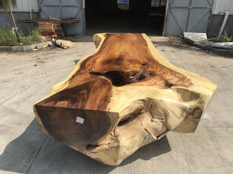 Натуральные края одна штука ореховая парота деревянное дерево журнальный столик Офисная стойка регистрации