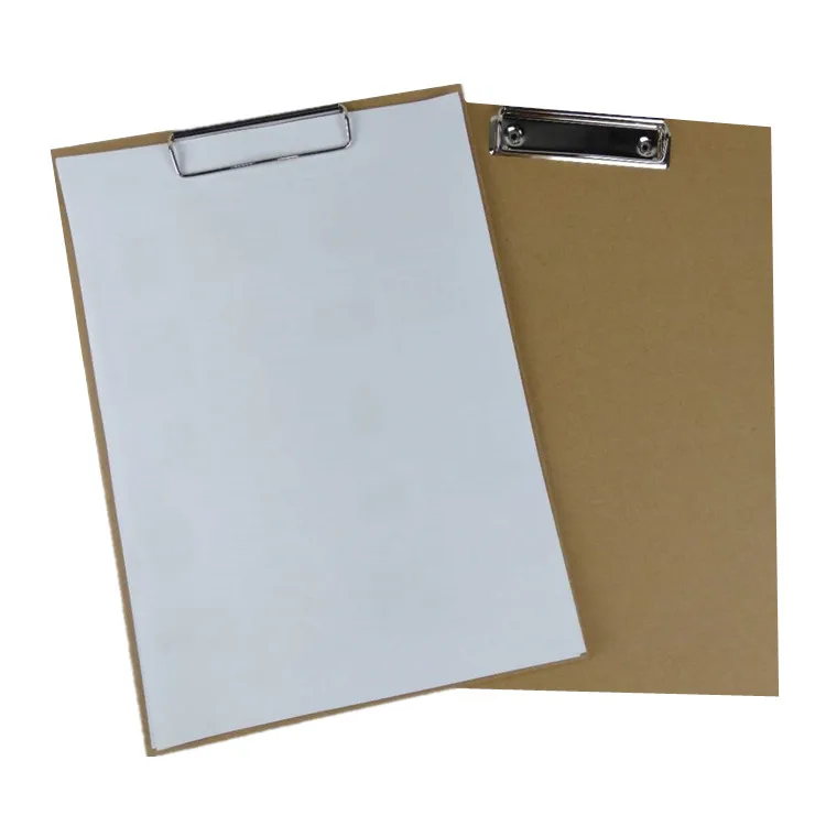 Paper cardboard writing folder board clip board a4 metal