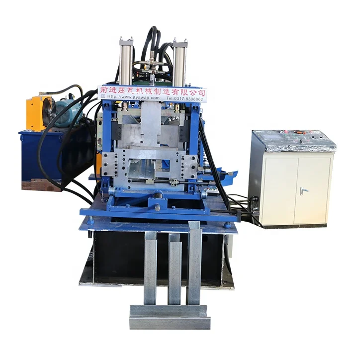 C80-300 c and z purlin channel steel section roll forming machine