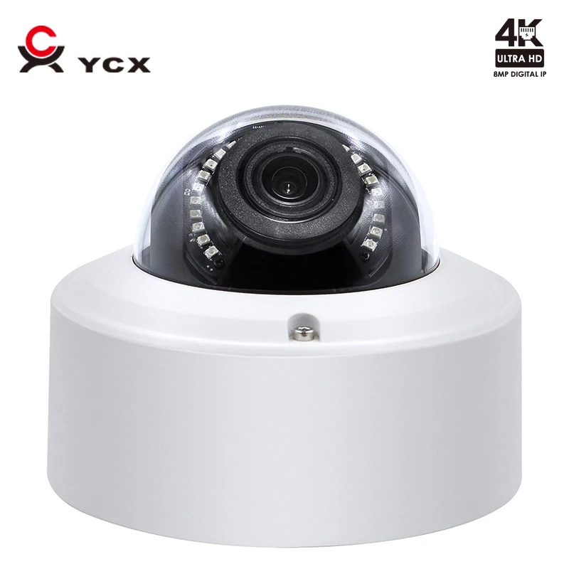 Китай Топ 10 брендов камеры 8mp cctv 12mp К 4 к ip камера Открытый h265 водонепроницаемый vandalproof купол