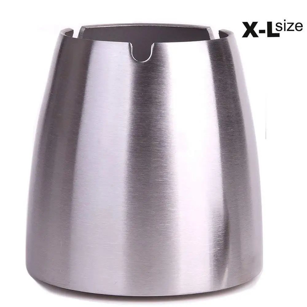 
2019 China factory tableware stainless steel ashtray windproof ashtray metal ashtray 