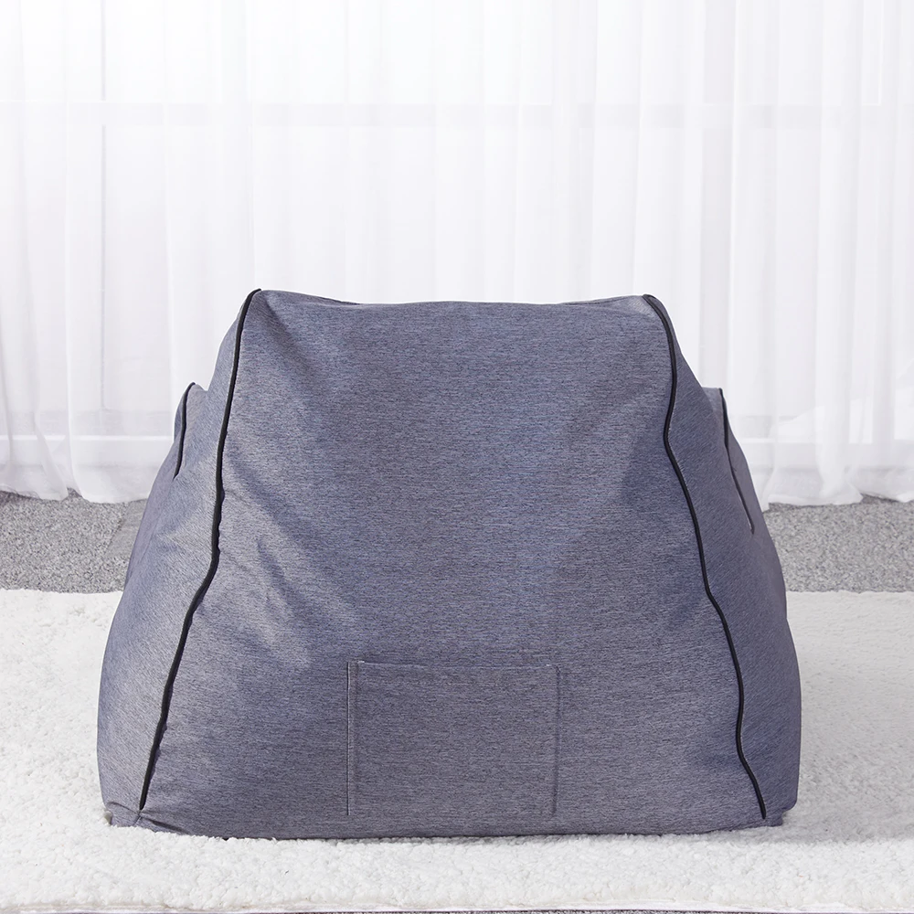 Бассейн Патио сад мешок для фасоли мебель шезлонг Grey Lounge ткань на открытом воздухе современные шезлонги уличная мебель