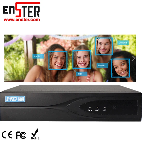 HD 8CH безопасности ip камеры видеонаблюдения DVR видеорегистратор NVR лицо системы обнаружения h 264 dvr Admin сброса пароля