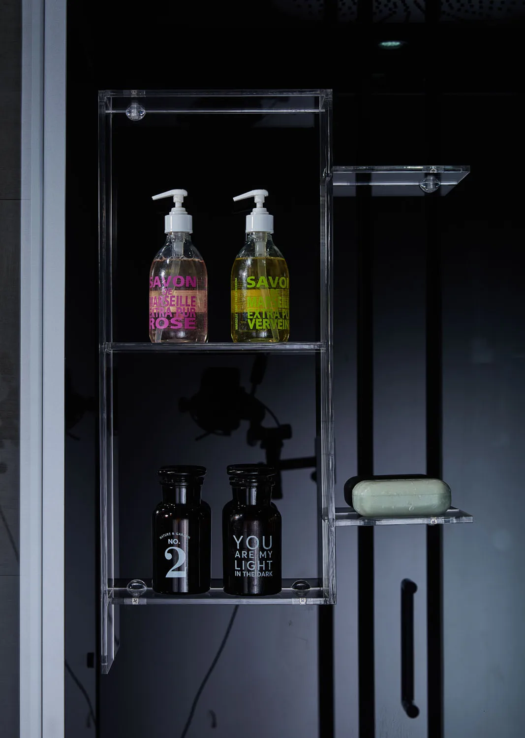 Luxury Glass Steam  Room  U693T with shower black color