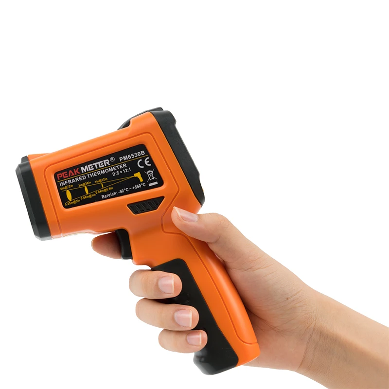 Color LED Display 500C Non Contact Digital Thermometer Infrared