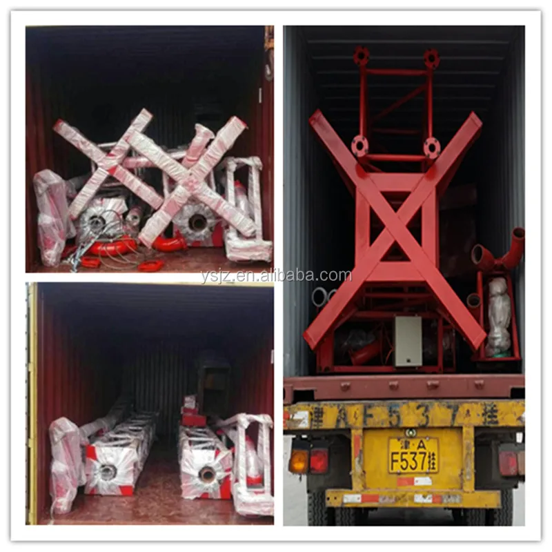 Building Equipment Concrete Placing Pouring Machine Boom used in construction work