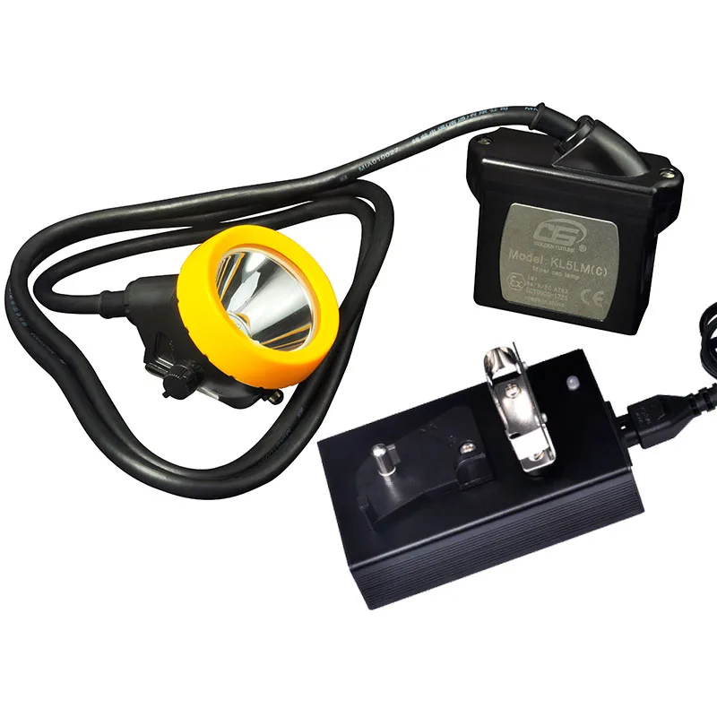 Подземная Светодиодная лампа для добычи угля, перезаряжаемая лампа на шлем, 7800 мАч