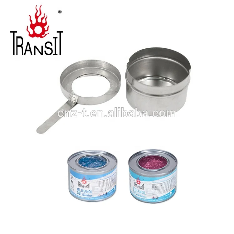 Stainless Steel Chafer Methanol Gel Fuel and Heat Holder with Safety Cover