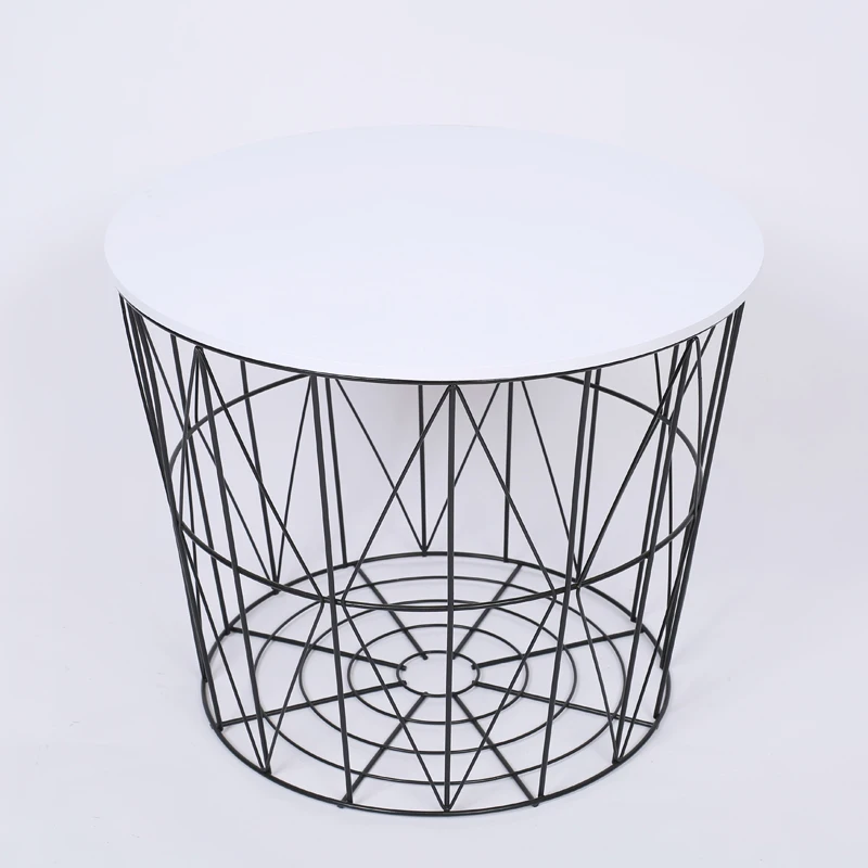 home furniture living room handmade metal wire coffee table tea table with stools