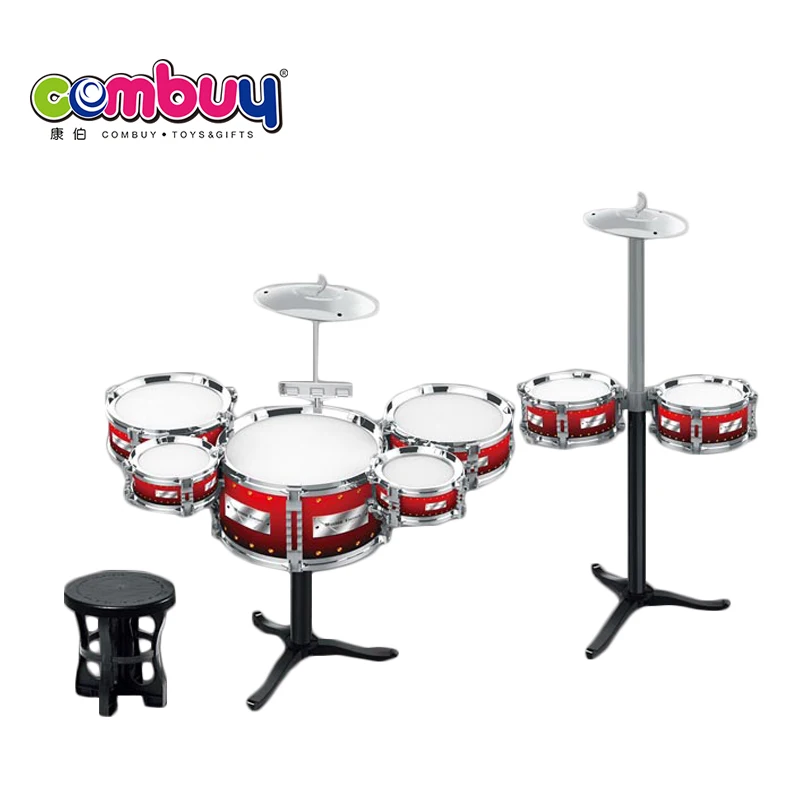 Children play musical instruments mini jazz drum set toy