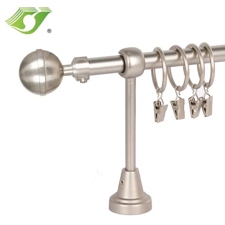 Stardeco hot sale decoration accessories 19mm aluminum curtain rod set