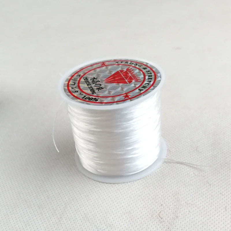Xuchang Harmony 3 Colors 60M Length Stretch Elastic Crystal Thread for Weaving