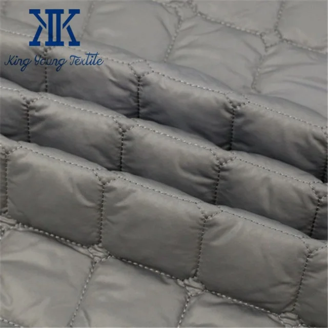 100% polyester double sided waterproof quilted jacket fabric