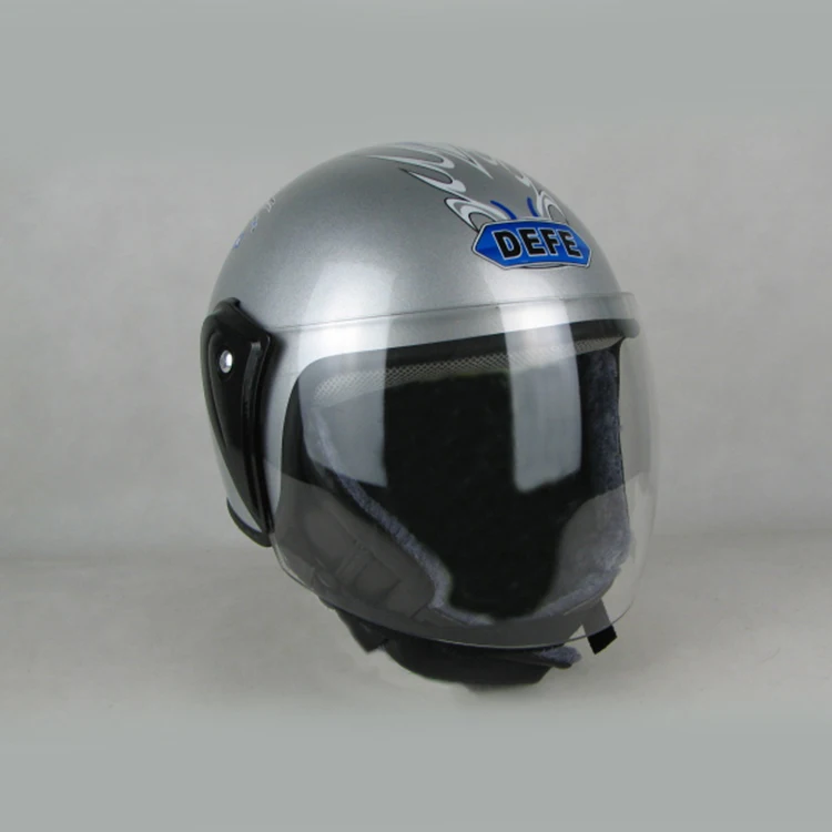 
2019 Italian style DEFE ece approved abs racing helmet safty open face casco moto with cheek pad 