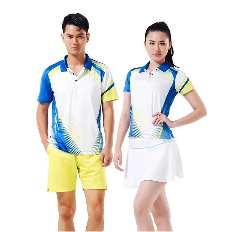
Free Design Sports Jersey Custom Sublimation Logo Printing Badminton Shirts For Man And Women 