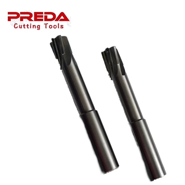 Solid carbide 6 flutes straight reamers endmill with internal coolant holes