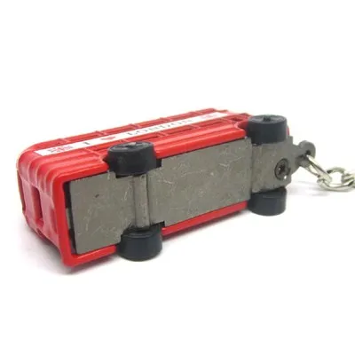 Red zinc alloy metal craft london souvenirs bus keychain