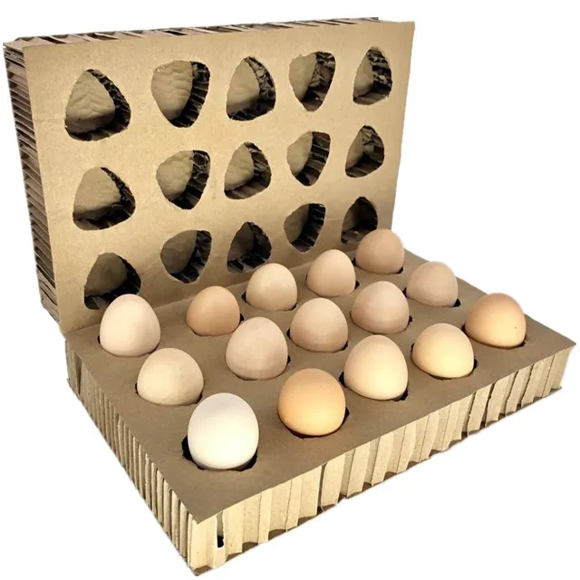 
Chicken eggs boxes for eggs honeycomb paper cardboard for eggs packaging box 