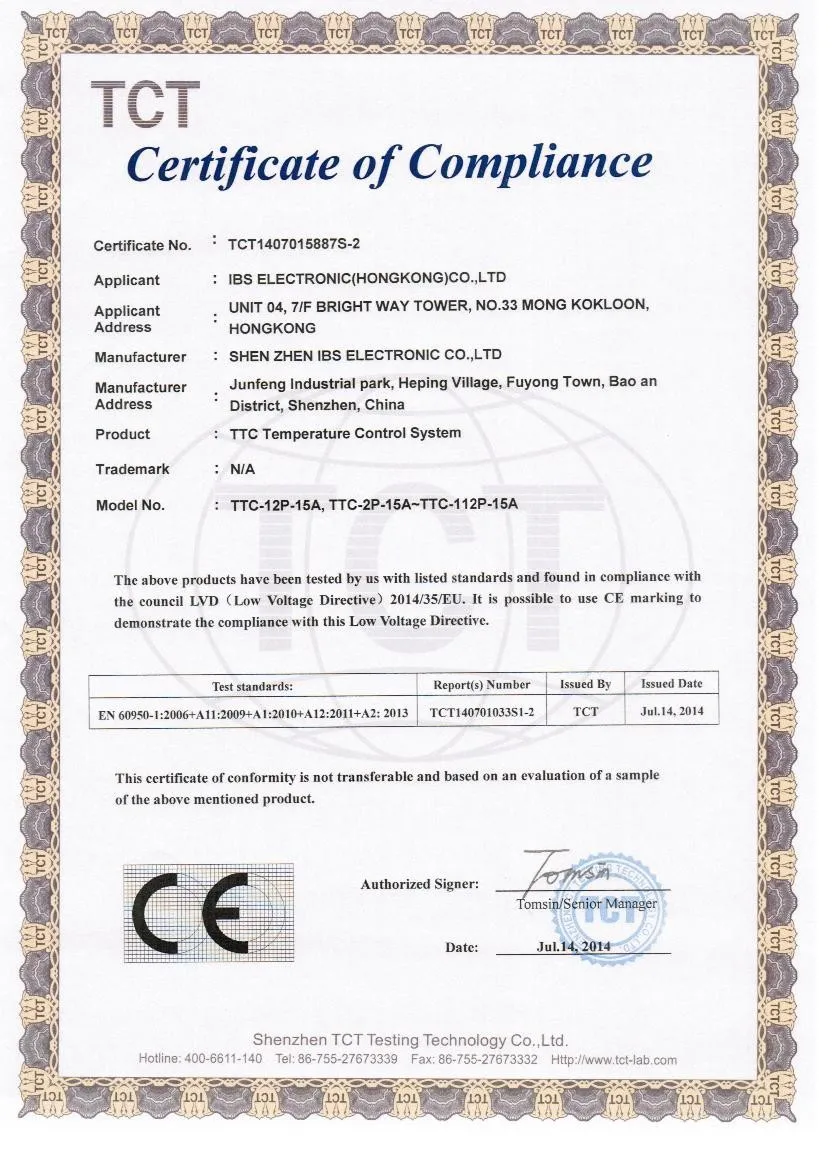 
IBS TTC 12 Zones 15A, Plastic Injection Mold Temperature Meter Hot Runner System for Car Parts 