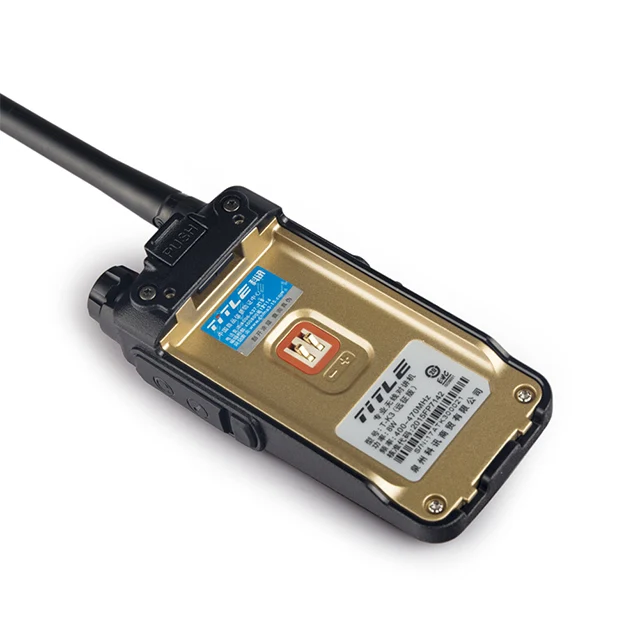 Черный Walkie Talkie с GPS Long Range Военная рация 8 Вт. РЧ Номинальная мощность с 6000 мАч литий-ионный двухстороннее радио