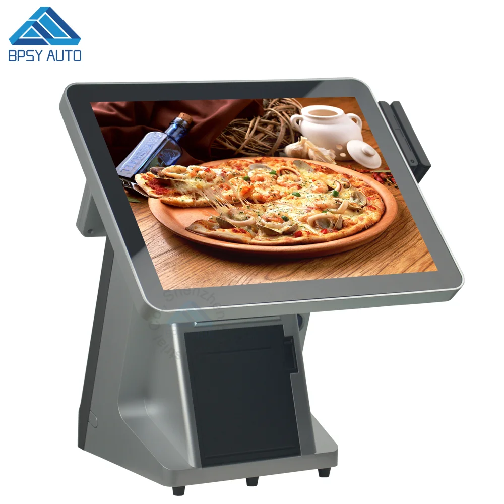 New Style 15 Inch Table Touchscreen Windows POS System Core I5 CPU Electronic Cash Register for Supermarket