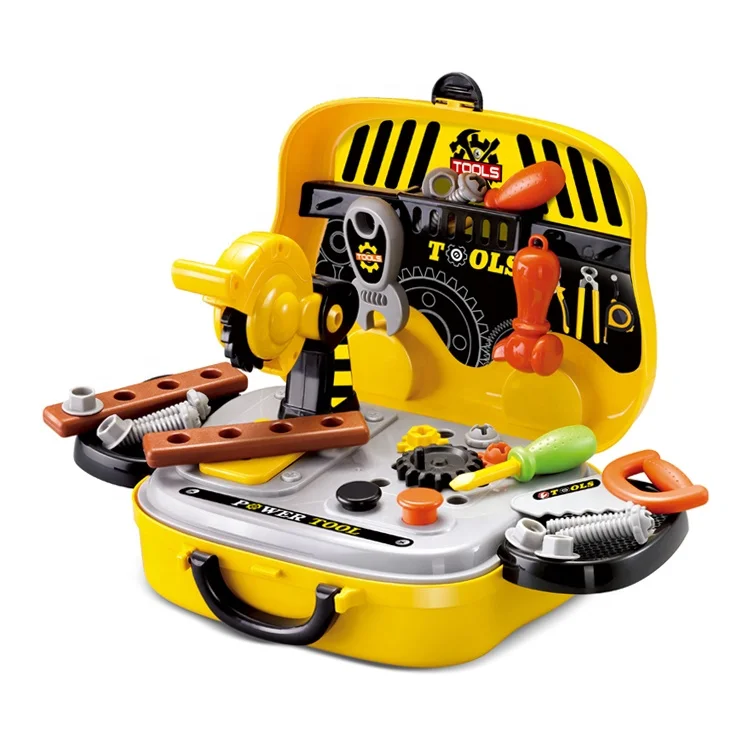 
Hottest intelligence kids mechanic toy tool box set 