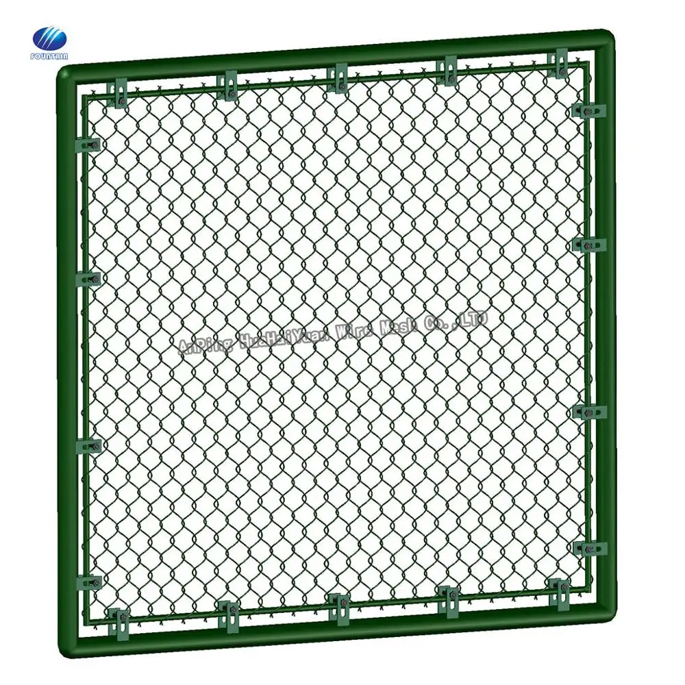china factory HuaHaiYuan fence pvc coated and galvanized chain link fencing