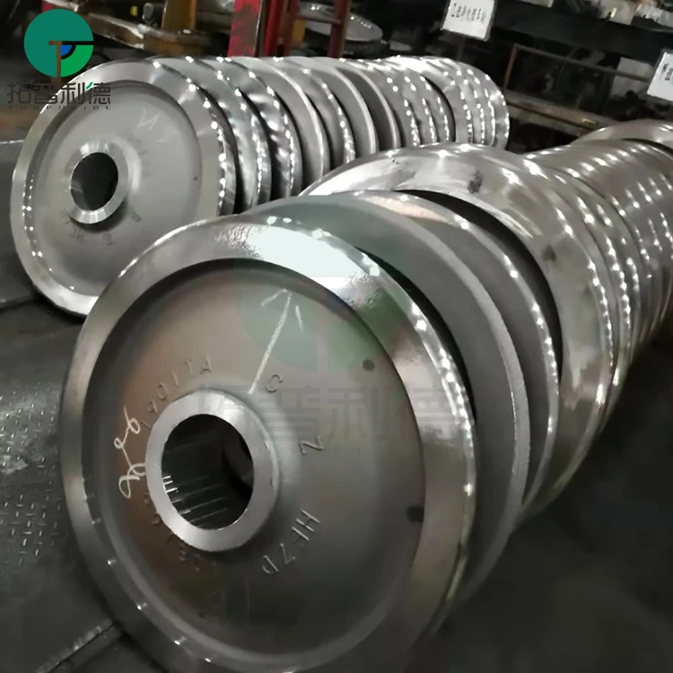 Industrial track forging railway wagon wheel for rail car