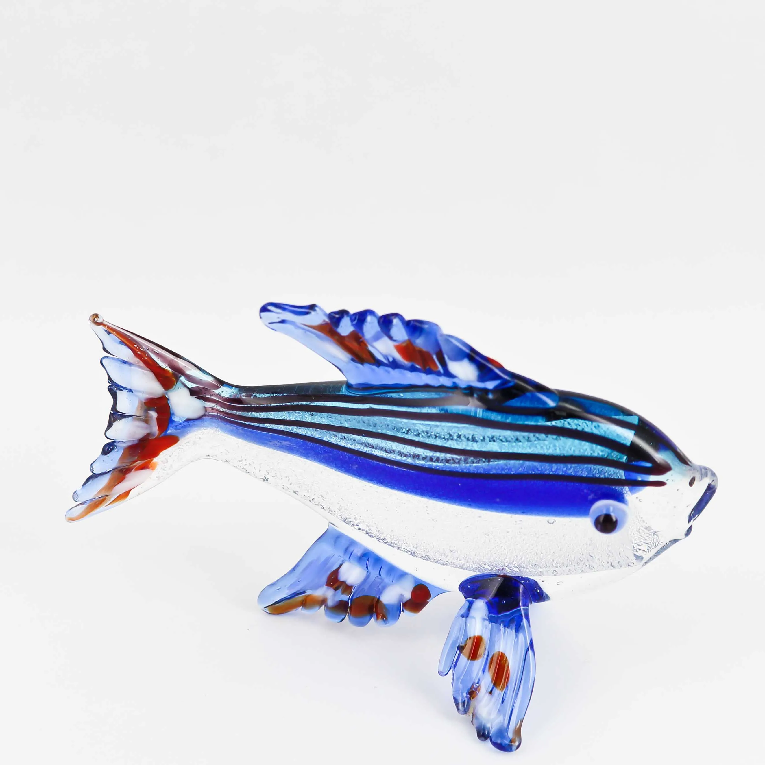 
Dolphin Shape Blown Glass Animals Sculpture Hand Made Animal Shape Murano Glass Figurines 