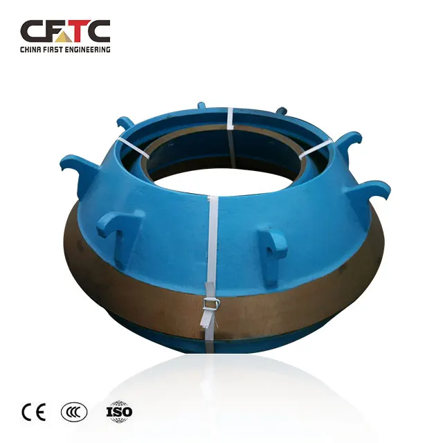 Длительный срок службы, запчасти для каменной дробилки, Накидная чаша для пружинной конусной дробилки, Шри-Ланка