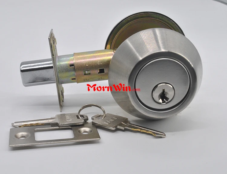 Good Selling Entrance brass double cylinder door deadbolt
