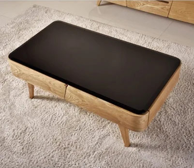 Low Price Guaranteed Quality Cheapest Modern Coffee Table Black Glass Top