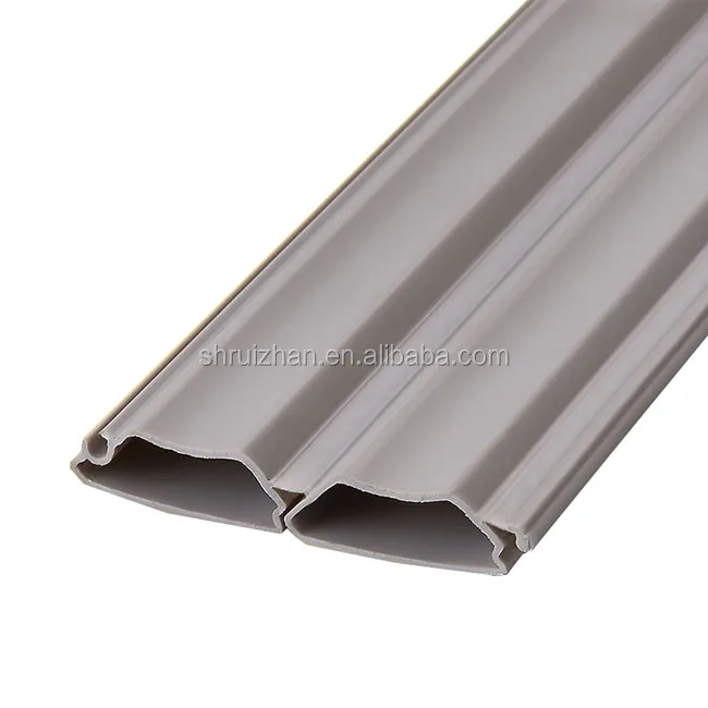 RuiZhan Factory Direct Supply Horizontal Cabinet PVC Kitchen Tambour Door Roller