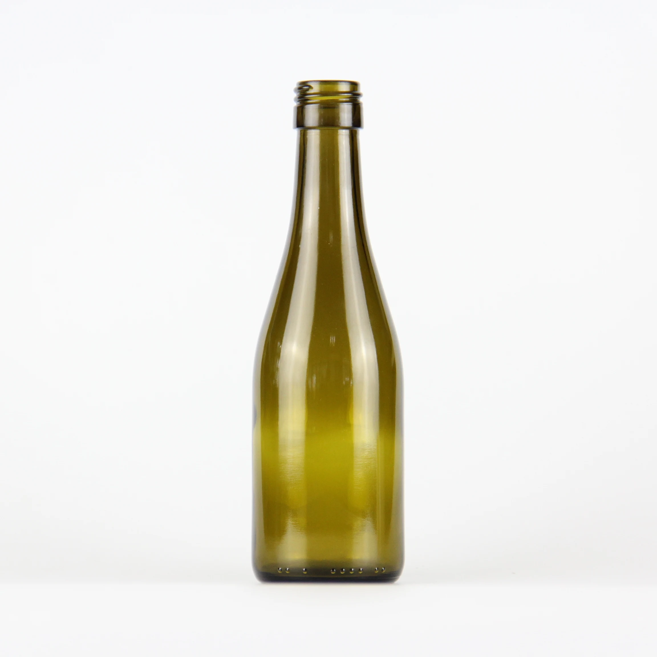 
popular antique green empty burgundy wine bottle 187ml 