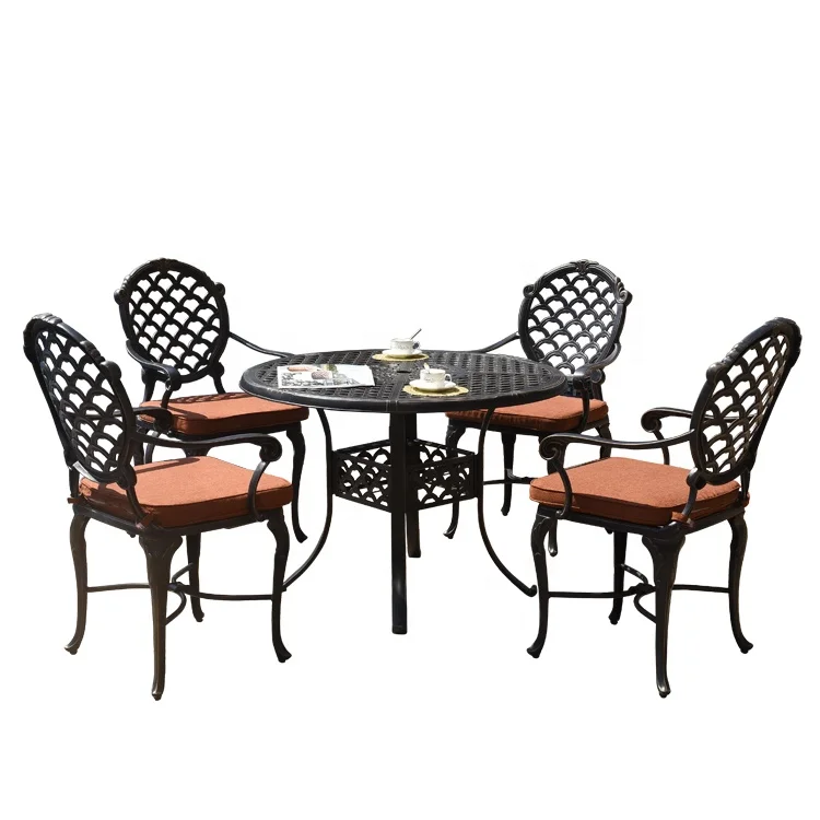 
Modern garden five-piece suit luxury rattan round outdoor furniture 