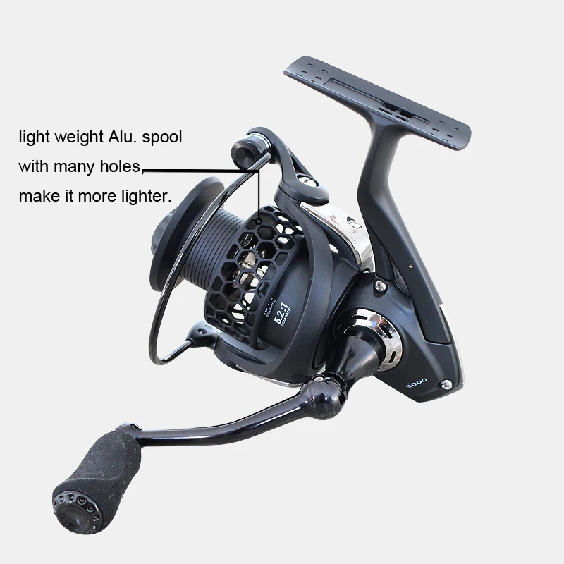 Economic price 1000-4000 full metal spool spinning fishing reels