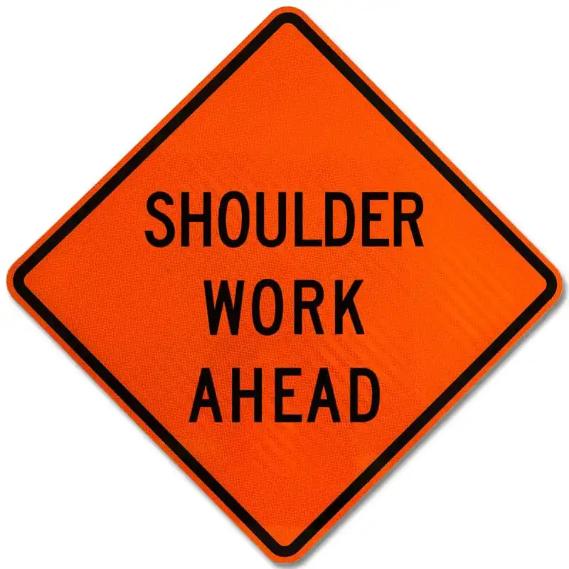 Customized Size And Logo Roll Up Sign Roll up banner signs Roll Up Reflective Sheeting Temporary Roll Up Work Sign for Warning