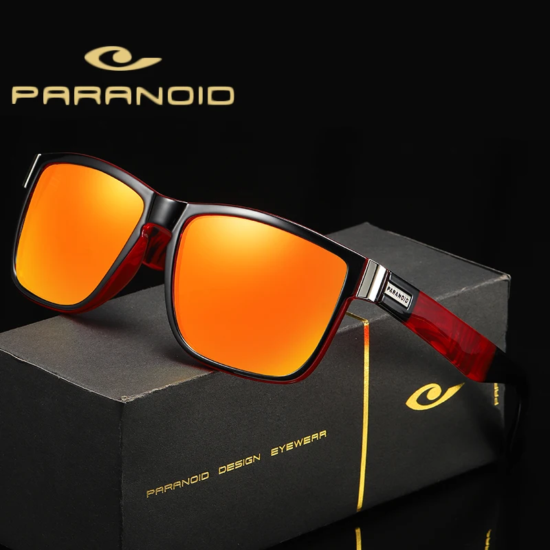 
PARANOID New Brand Arrival Outdoor Sports Mens Polarized Sunglasses 