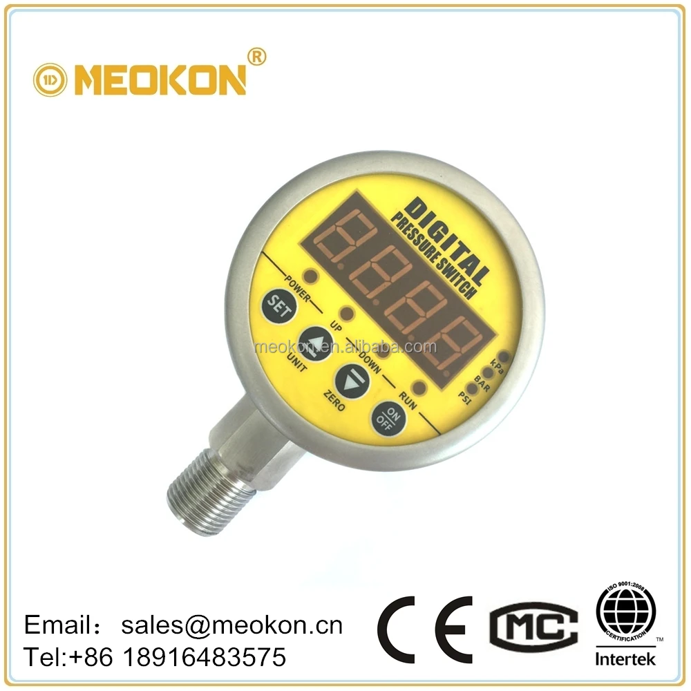 MD-S800E радиальная установка направления серии воды, масла, Газа интеллектуальный цифровой переключатель давления