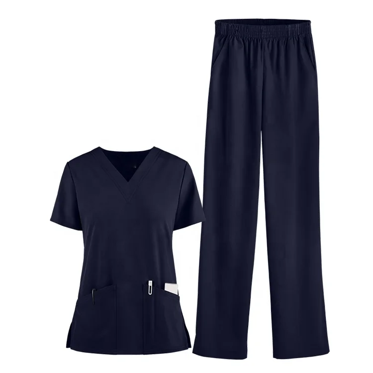 Anti-Wrinkle High Quality Grey Spa Uniform Spa Technician   Uniforms Beauty Salon Uniform